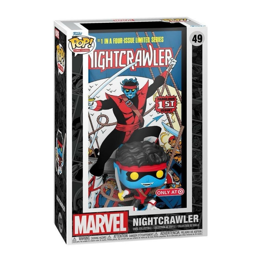 Funko Pop! Comic Book Cover with Case: Marvel Nightcrawler
Target Exl - #49